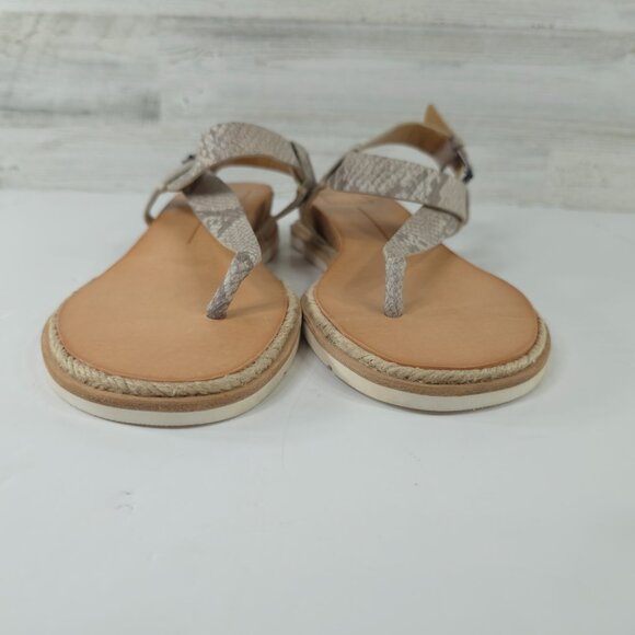 NWOB DOLCE VITA Myra GRAY Snake Print Sandals Women's Size 9 FAUX LEATHER NEW... - Picture 8 of 16